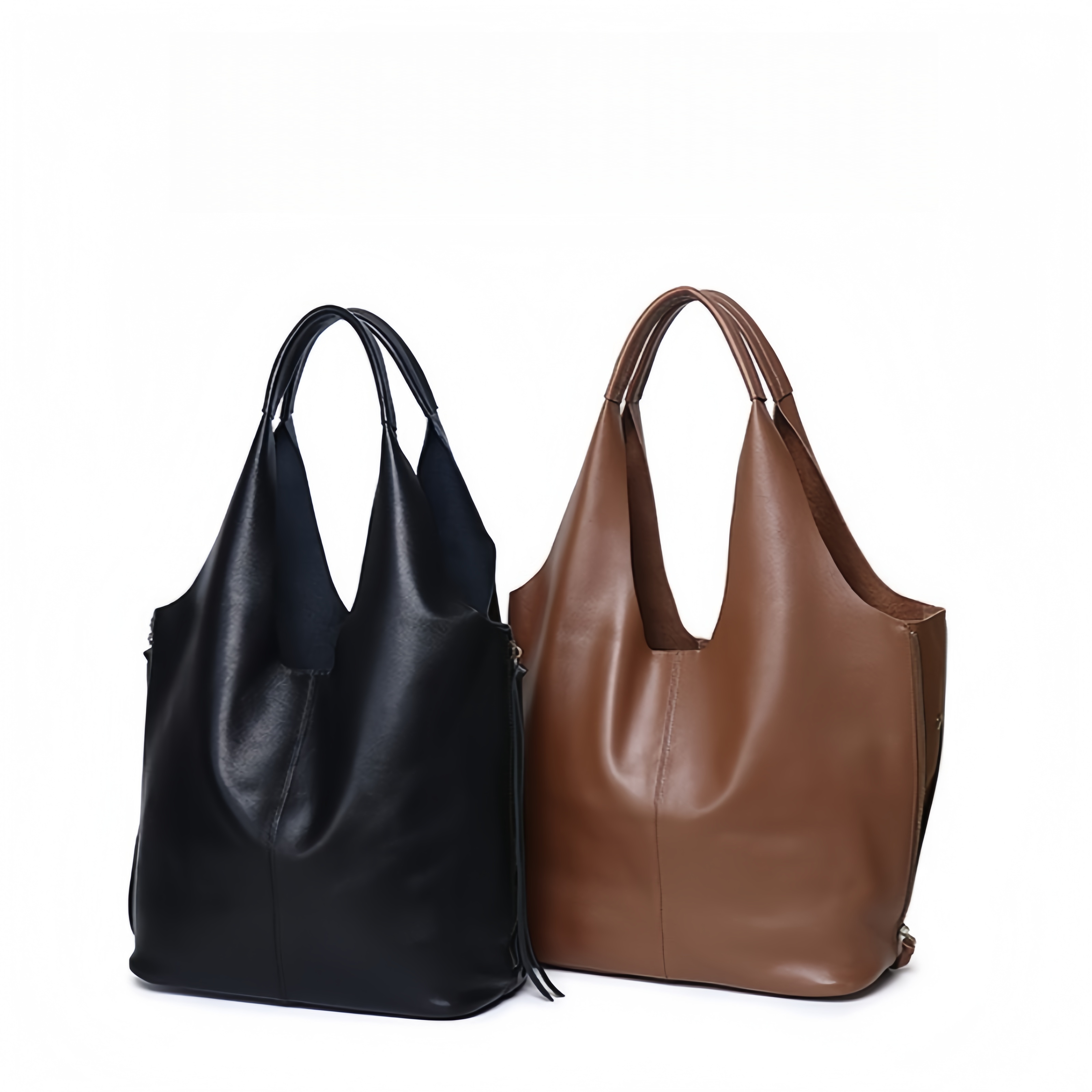 Edc Carry Bag - Luxury Cowhide Leather Women Tote Bag,