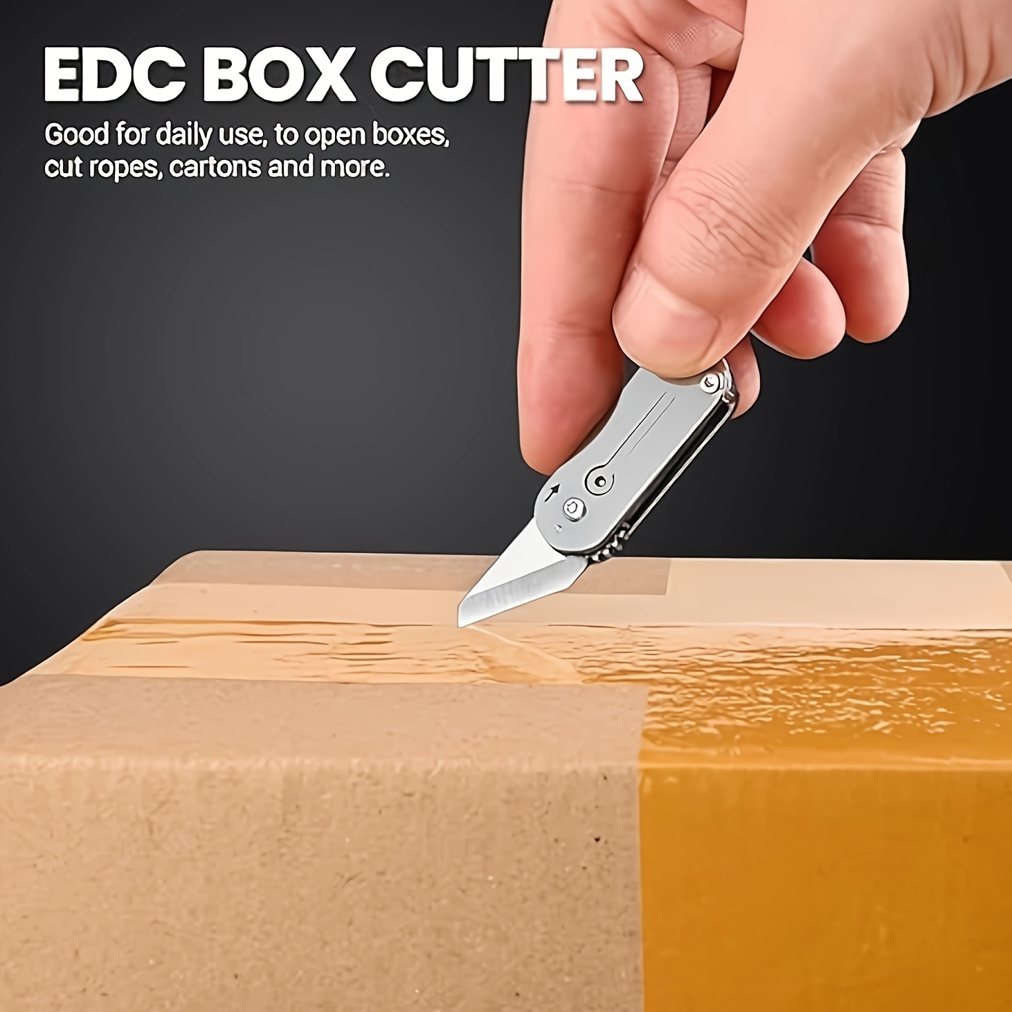 Everyday Carry (Edc) Knife - Compact Folding Pocket Knife For Men