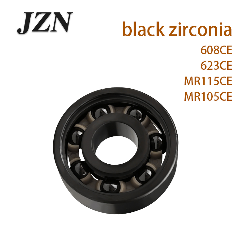 Fidget Spinner Bearing - 1/10pcs Black ceramic ball bearing 8x22x7