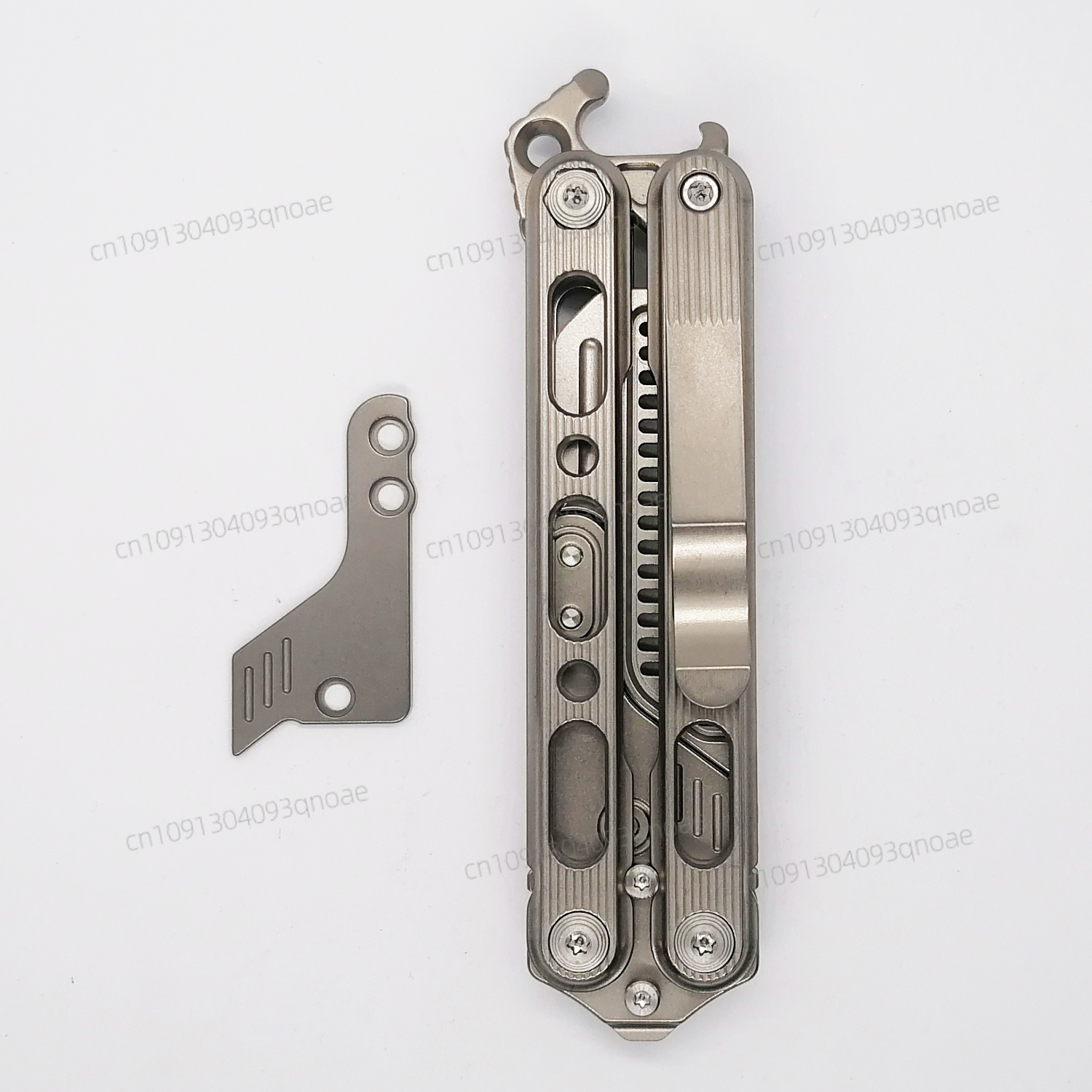 Comb Pocket Titanium - Titanium Alloy Comb EDC Pocket Butterfly