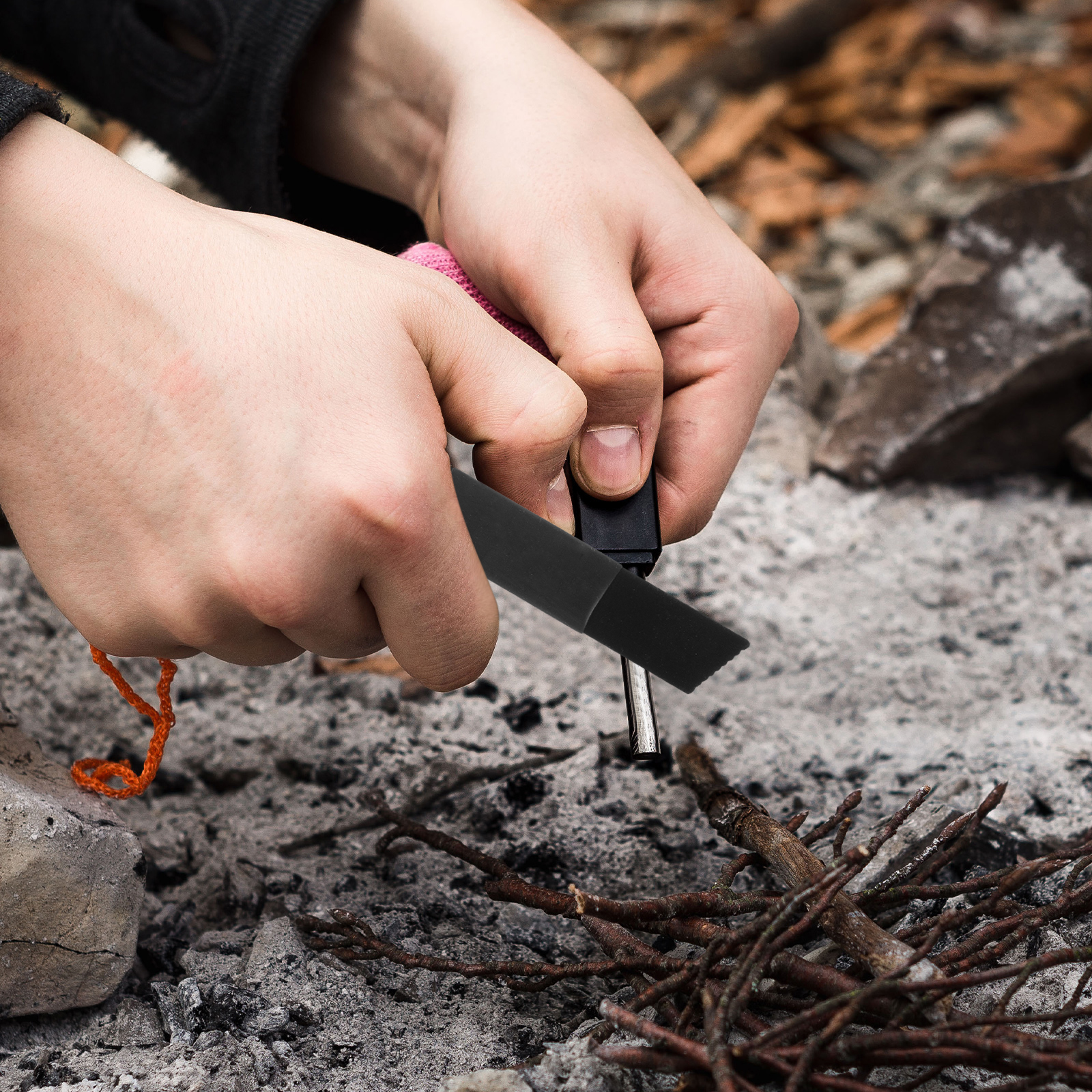 Ferro Rod Striker - 10 Pcs Fire Scraper Starter Camping