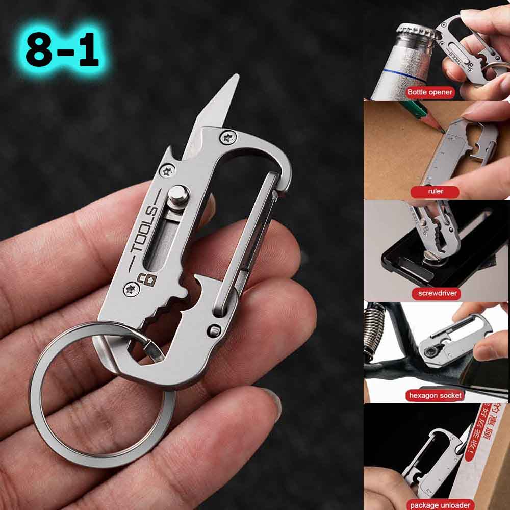 Multitool Credit Card - Stainless Steel Key Chain Knife Pocket
