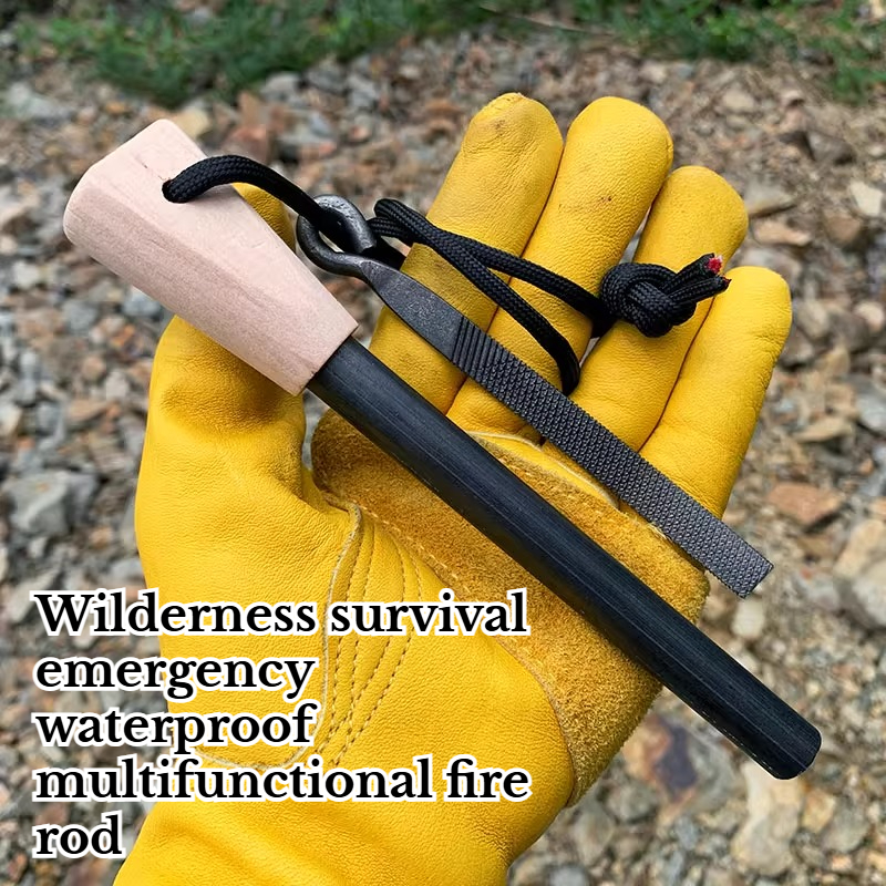 Ferro Rod Striker - Outdoor Waterproof Emergency Fire Rod Convenient