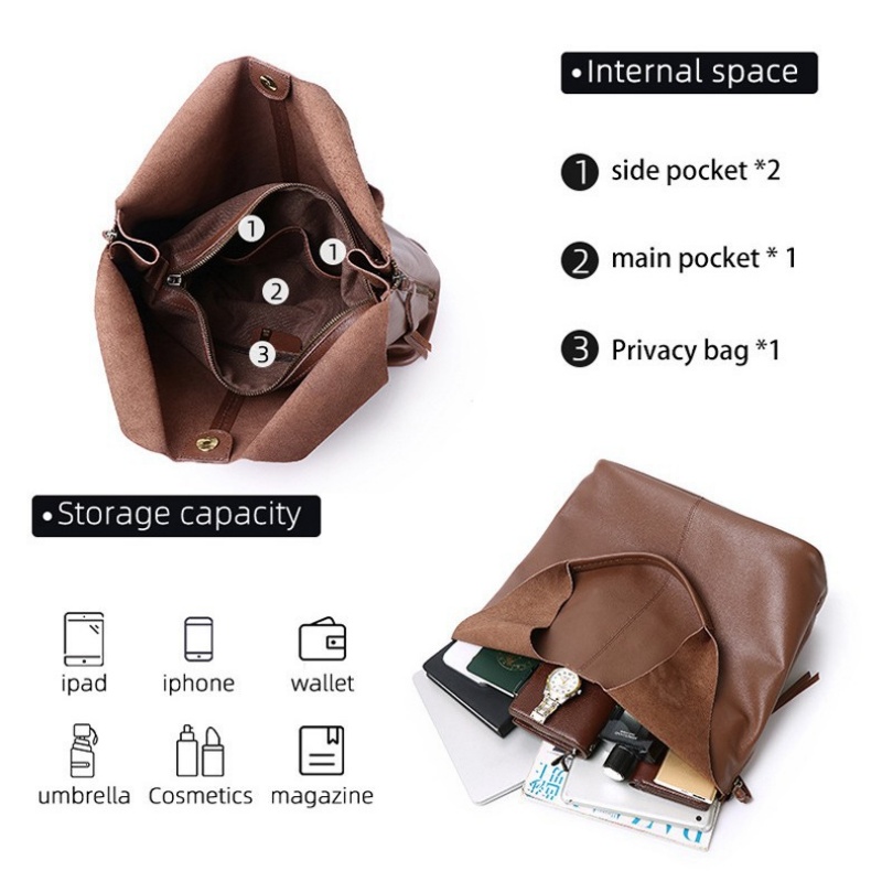 Luxury Cowhide Leather Women T - Edc Carry Bag avis et prix