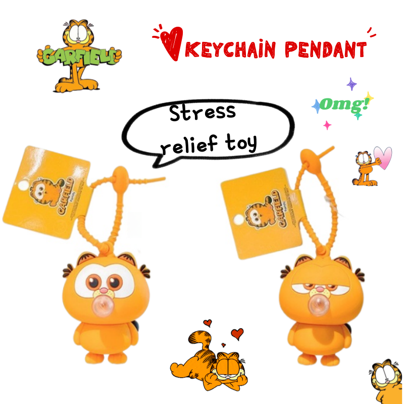 New Garfield doll car keychain - Carabiner Keychain avis et prix