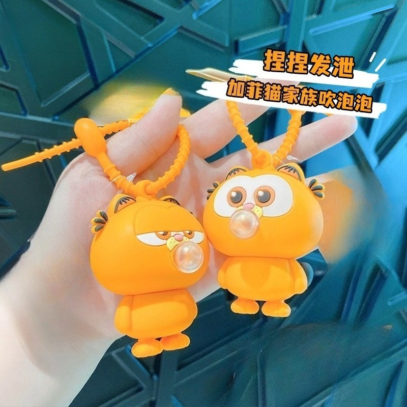 New Garfield doll car keychain - Carabiner Keychain avis et prix