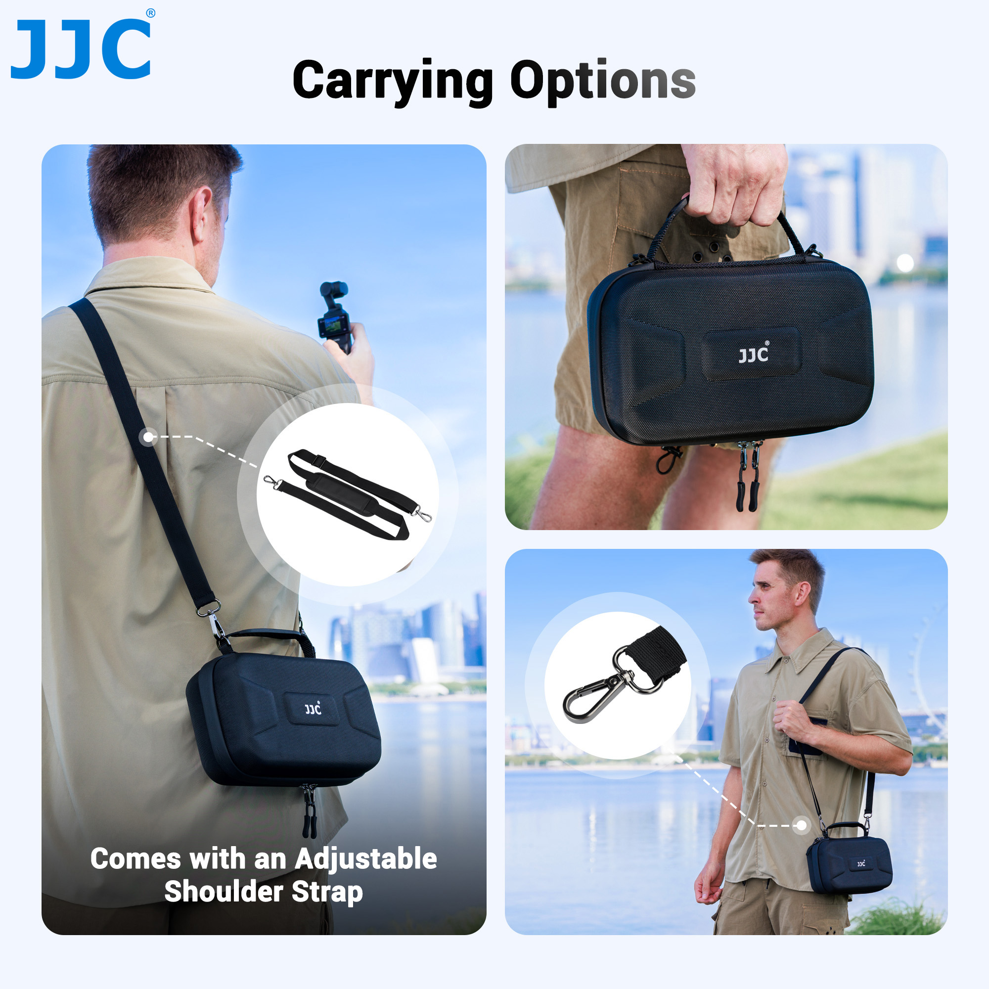JJC Hard Shell Osmo Pocket 3 C - Edc Carry Bag avis et prix