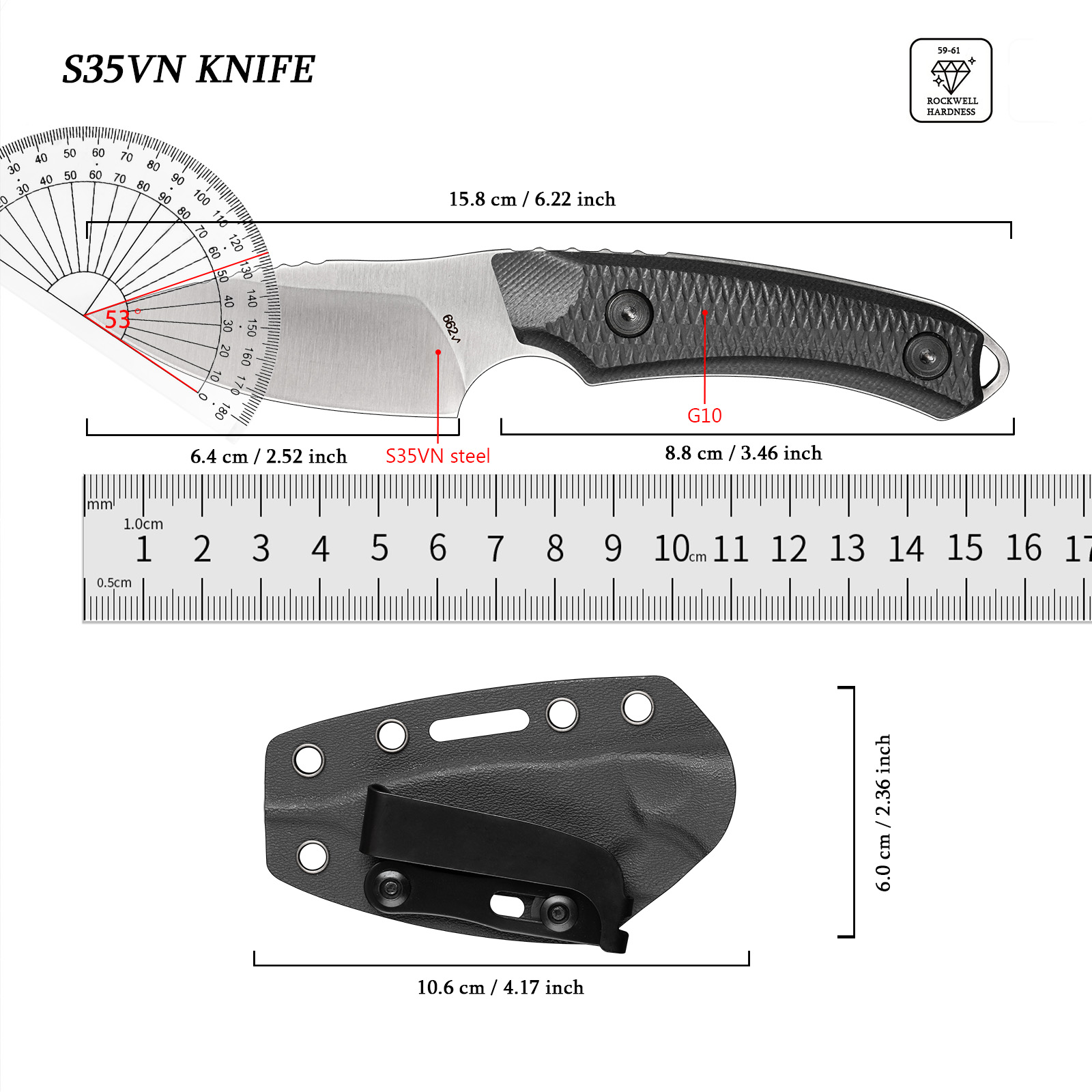 EDC Outdoor Multitool Portable - Edc Carry Fixed Blade avis et prix