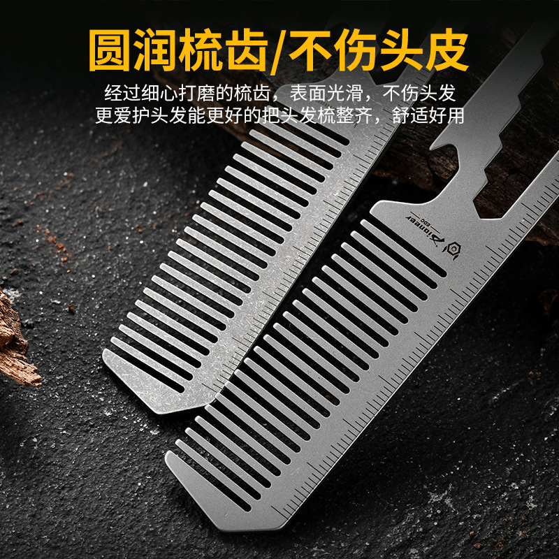 TC4 Titanium Alloy Comb, Bottl - Comb Pocket Titanium avis et prix