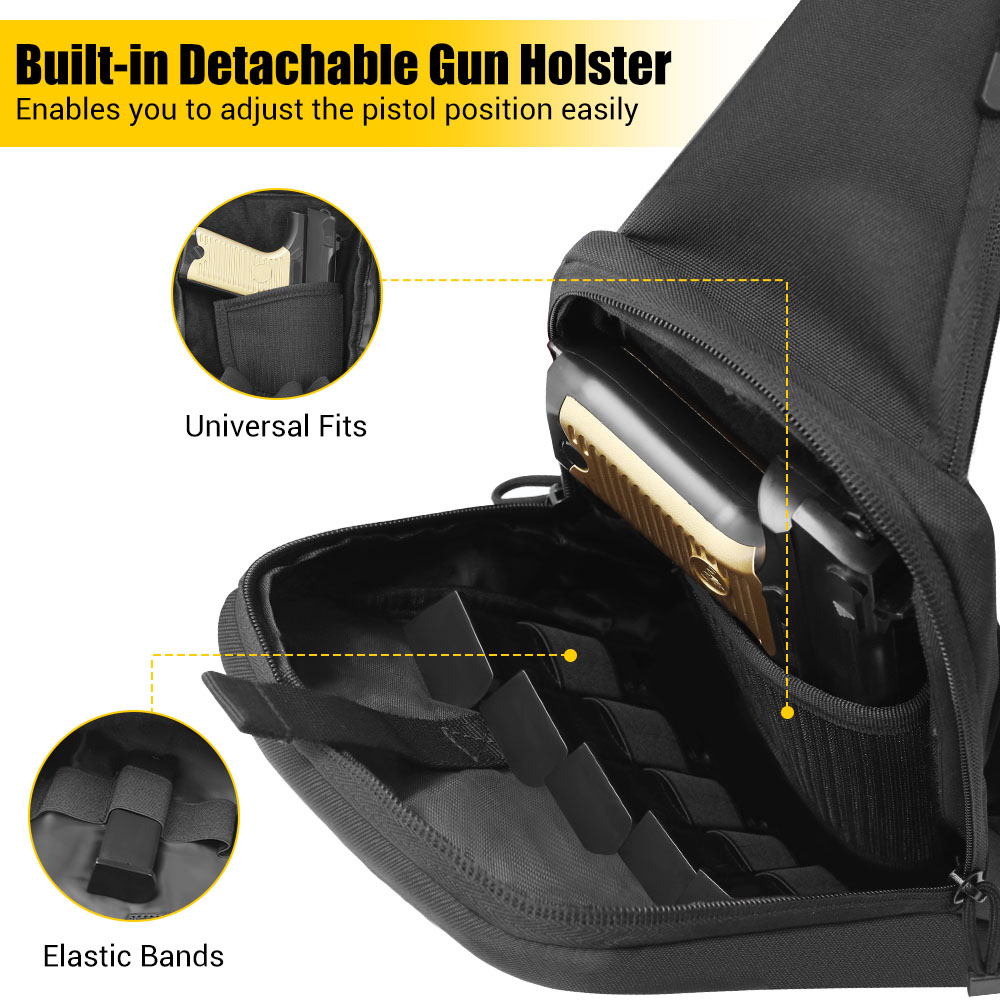 Tactical Pistol Gun Bag Concea - Edc Carry Gun avis et prix