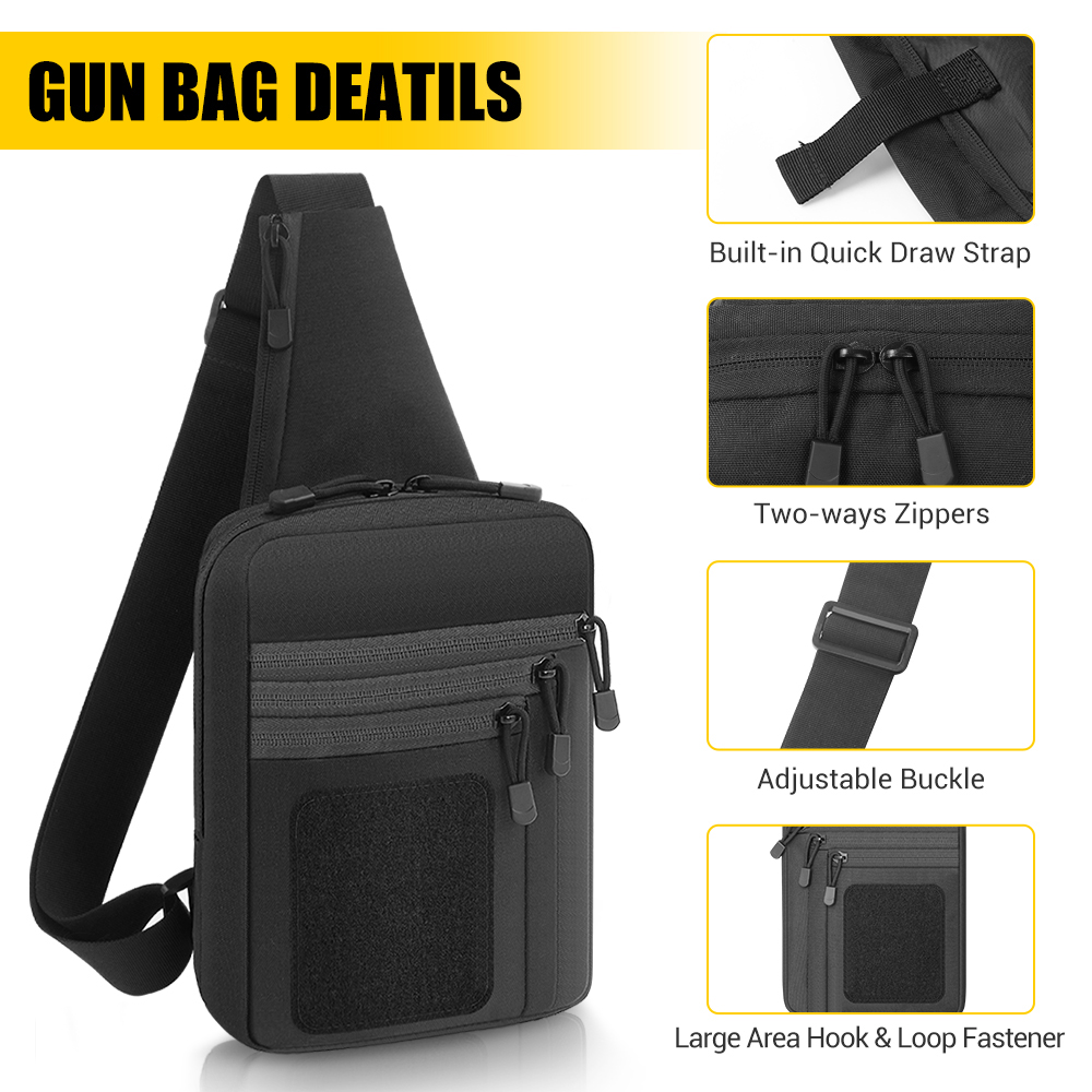 Tactical Pistol Gun Bag Concea - Edc Carry Gun avis et prix