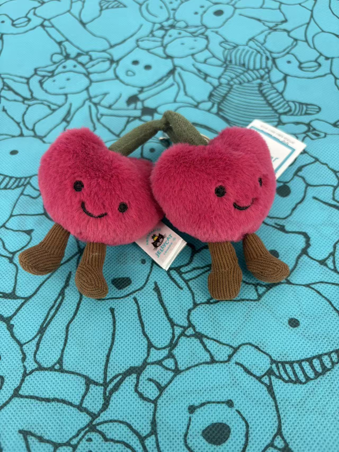 Plush Cotton Cat Candy Two Ton - Carabiner Keychain avis et prix