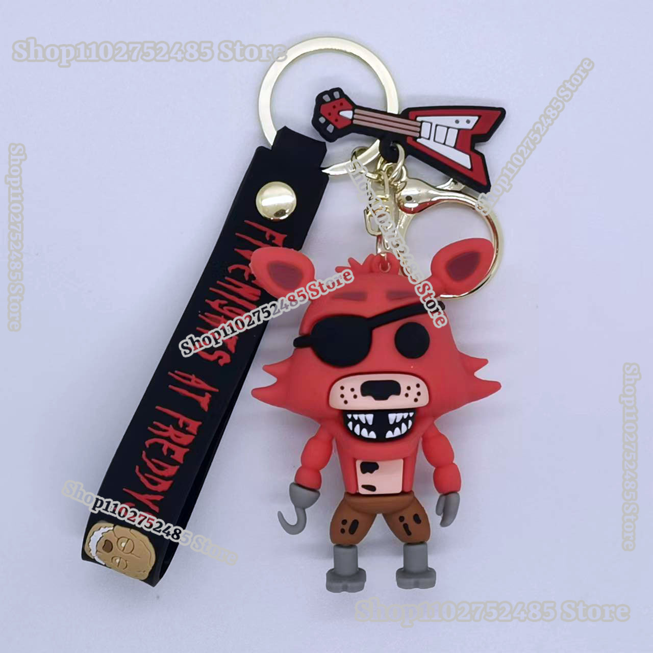 5pcs Cartoon Anime FNAF Figure - Carabiner Keychain avis et prix