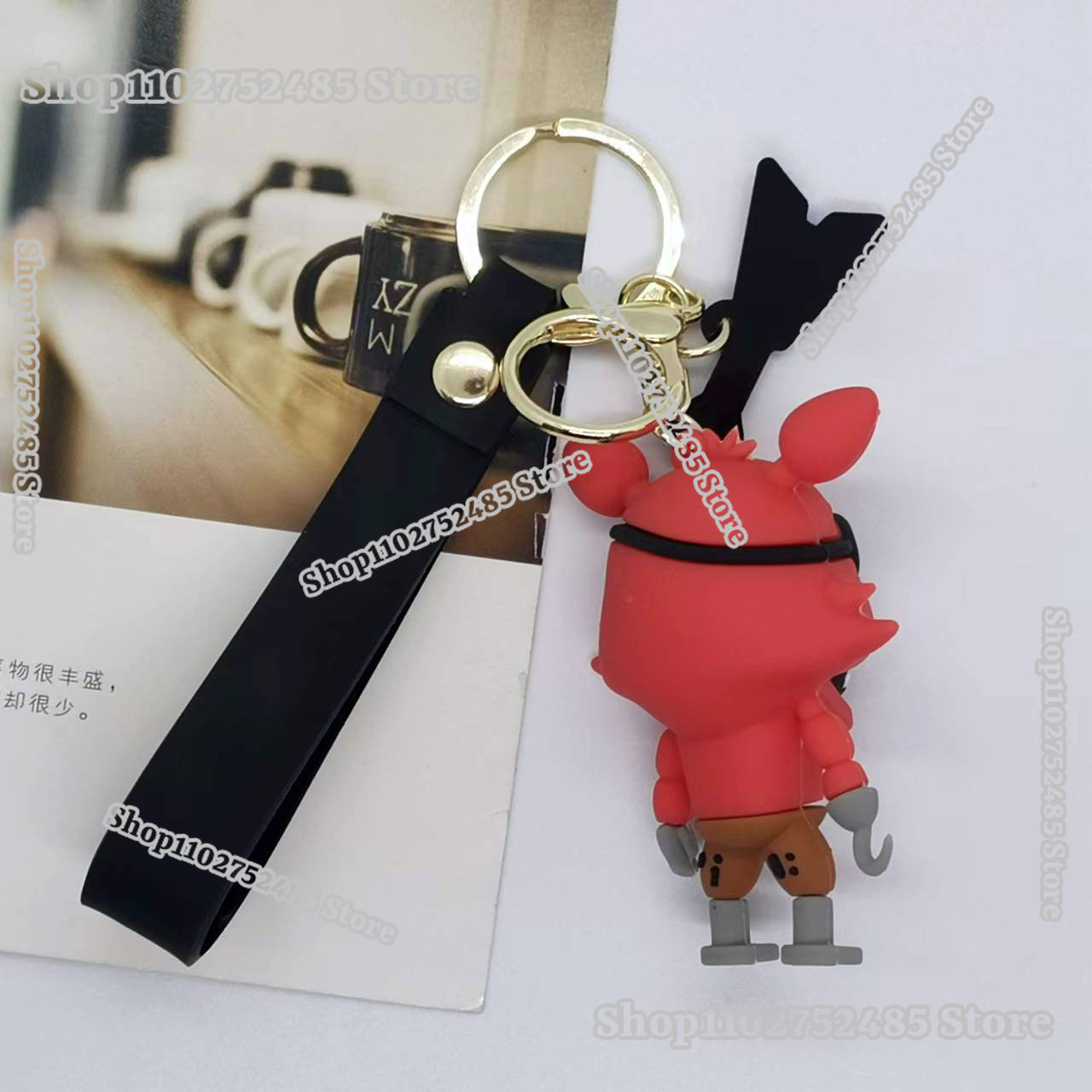 5pcs Cartoon Anime FNAF Figure - Carabiner Keychain avis et prix