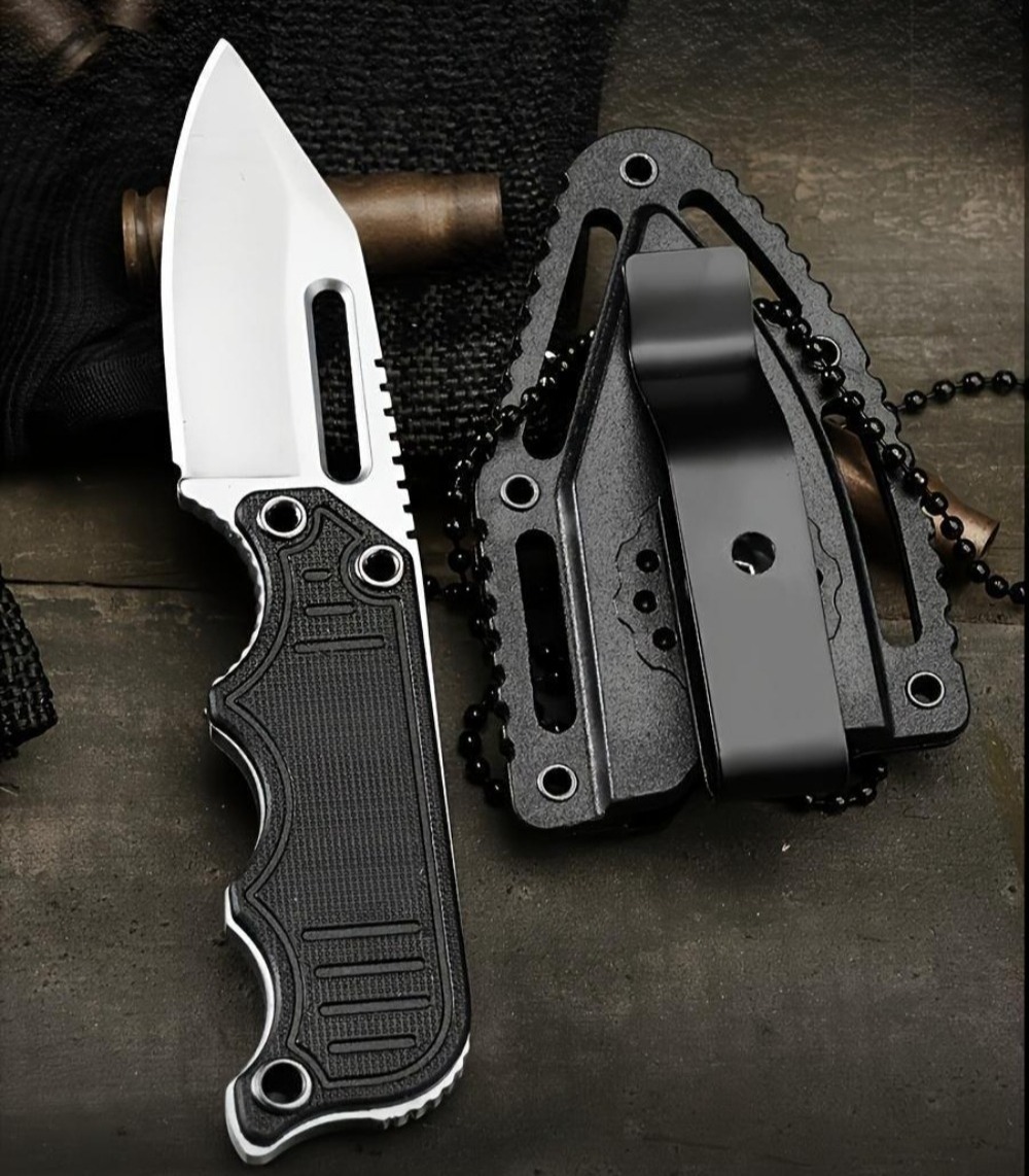 Portable Neck Knife with Kydex - Edc Carry Fixed Blade avis et prix