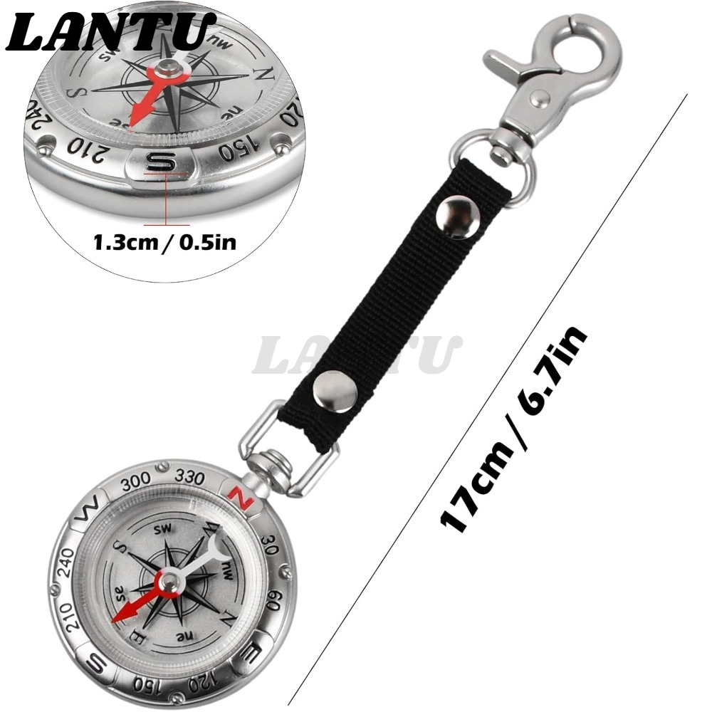 Waterproof Zinc Alloy Compass  - Compass Keychain Mini avis et prix