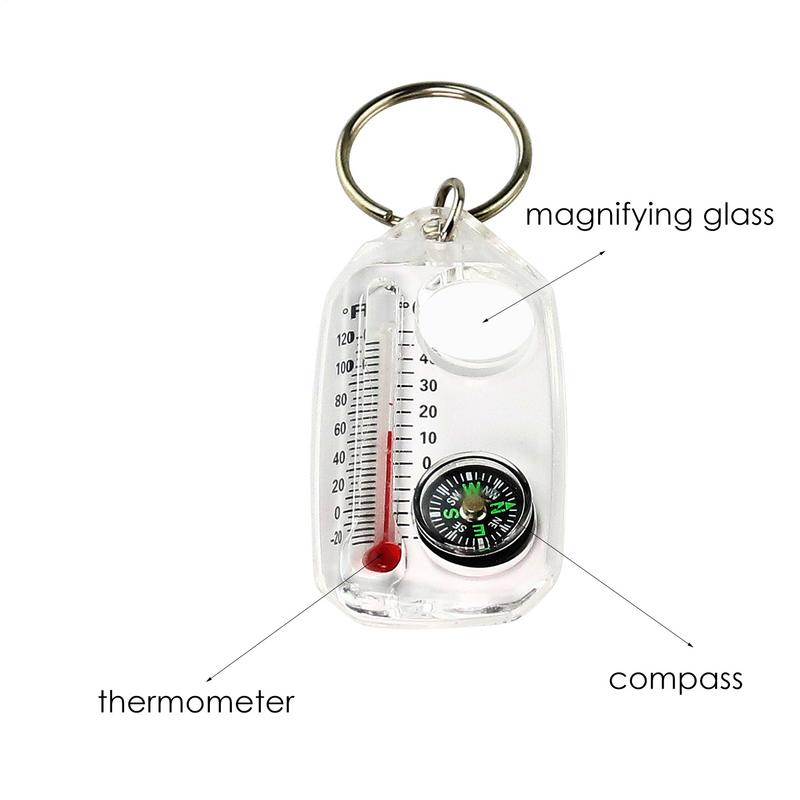 Mini Keychain multifunction Ca - Compass Keychain Mini avis et prix