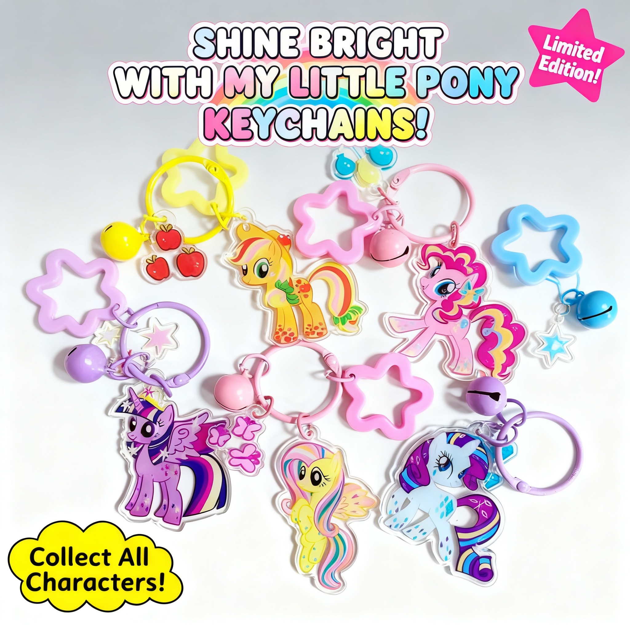 Anime Kawaii Unicorn Keychain  - Carabiner Keychain avis et prix