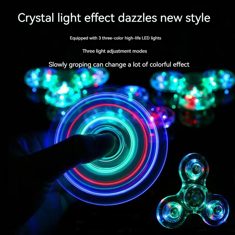 Fidget Spinner LED Light Lumin - Fidget Spinner Bearing avis et prix