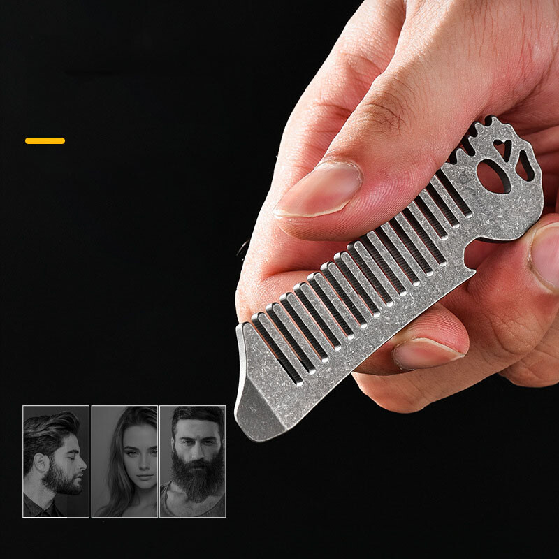 Titanium alloy comb with bottl - Comb Pocket Titanium avis et prix