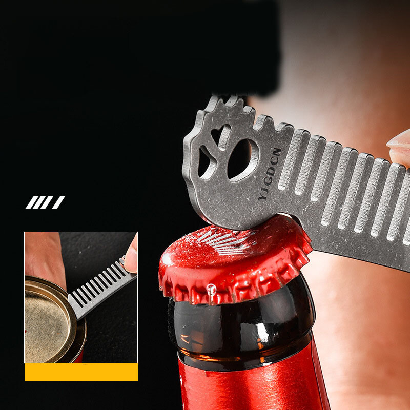Titanium alloy comb with bottl - Comb Pocket Titanium avis et prix