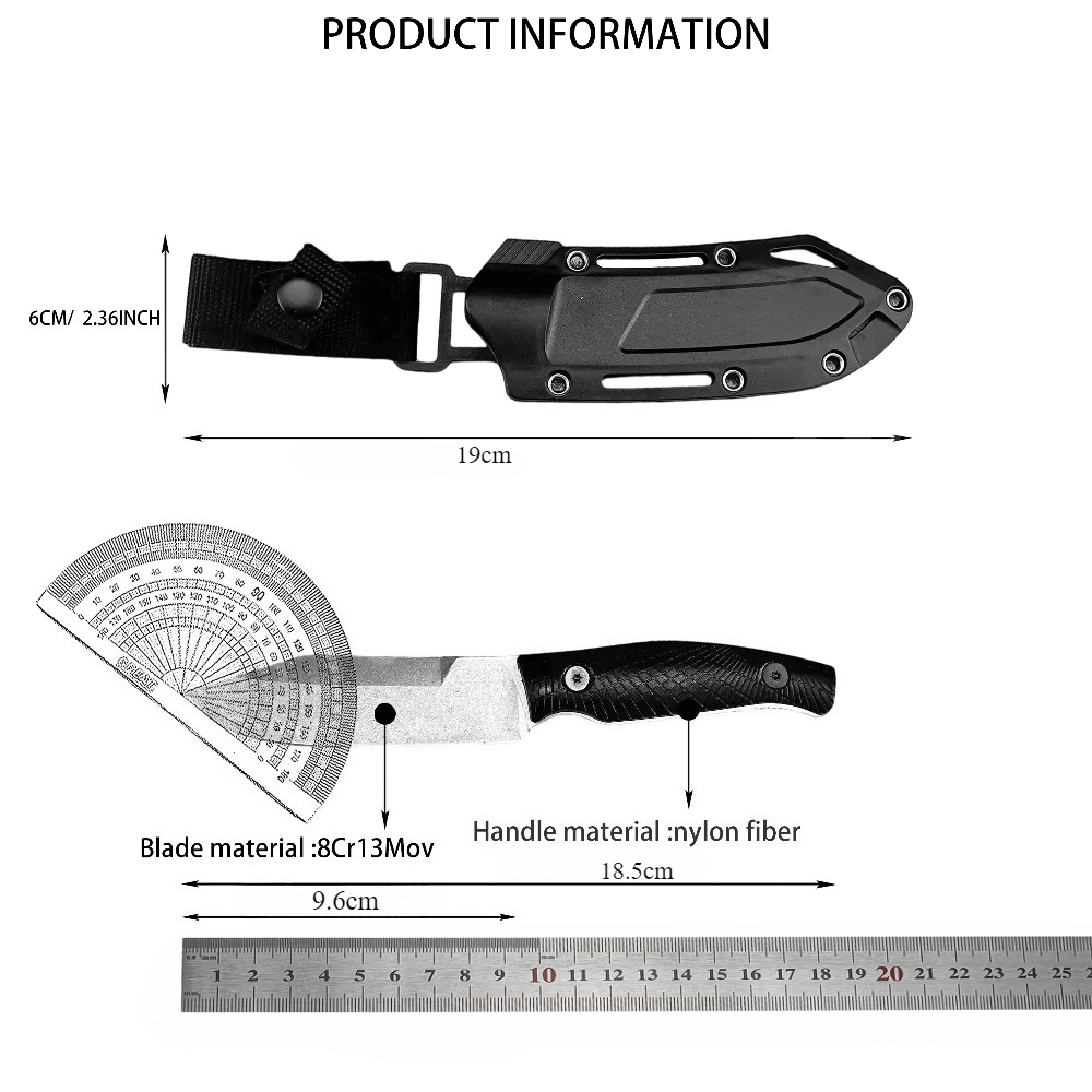 KS 1083 Black Small Straight K - Edc Carry Fixed Blade avis et prix