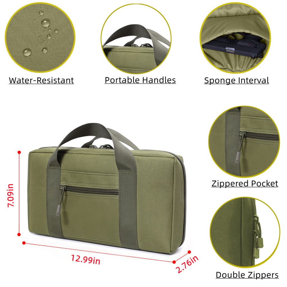 Tactical Pistol Range Bag Gun  - Edc Carry Gun avis et prix