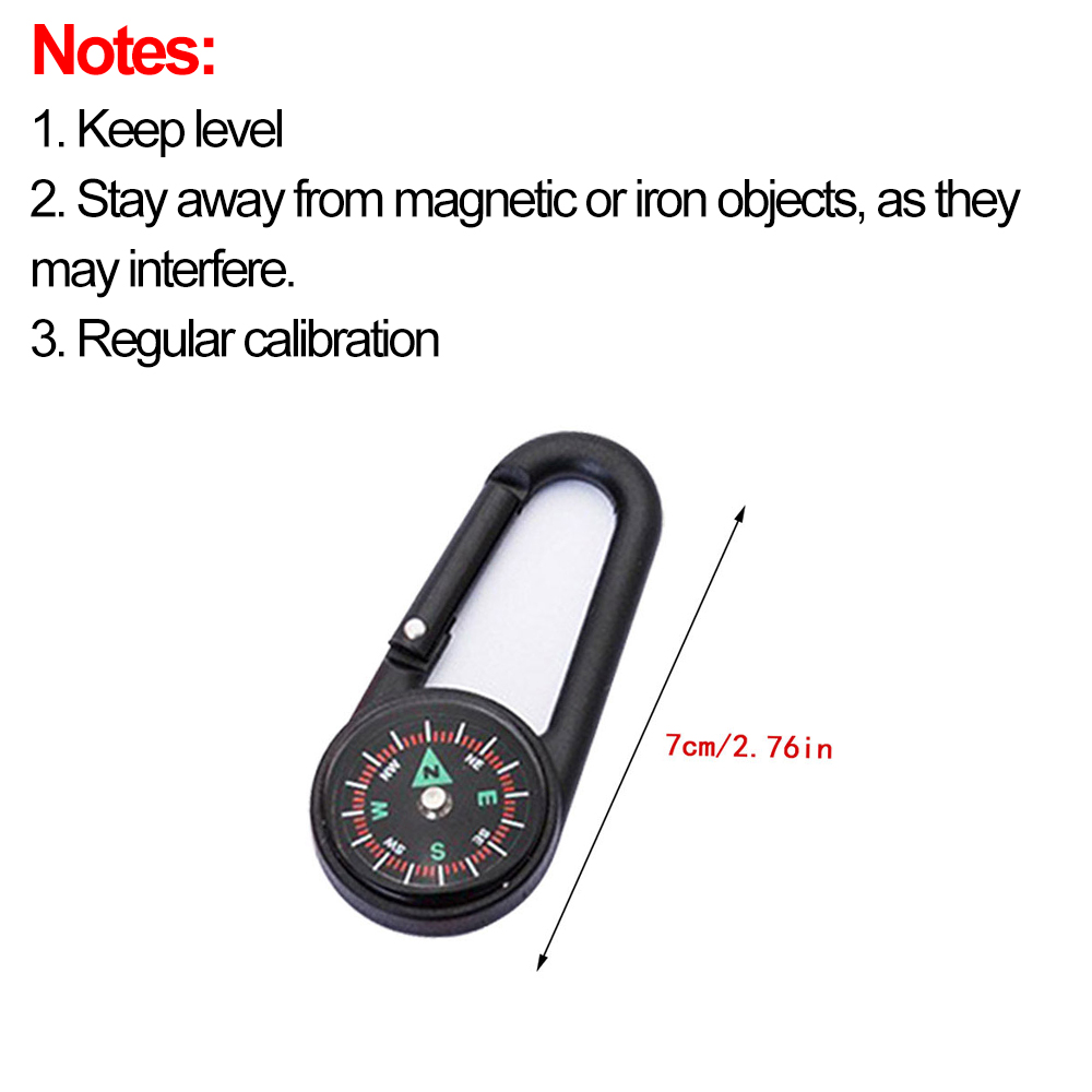 Outdoor Compass Carabiner Mini - Compass Keychain Mini avis et prix