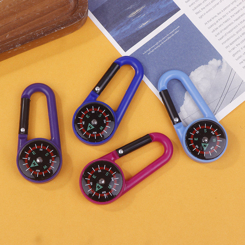Outdoor ABS Mini Compass Carab - Compass Keychain Mini avis et prix