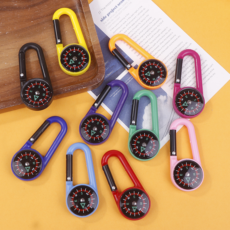 Outdoor ABS Mini Compass Carab - Compass Keychain Mini avis et prix