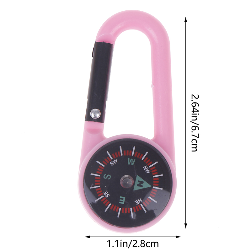 Outdoor ABS Mini Compass Carab - Compass Keychain Mini avis et prix