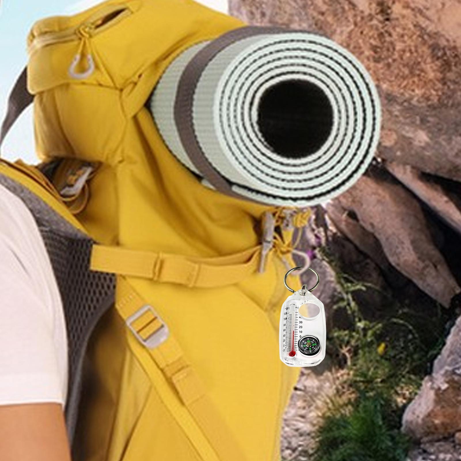 3in 1Pocket Survival Compass M - Compass Keychain Mini avis et prix