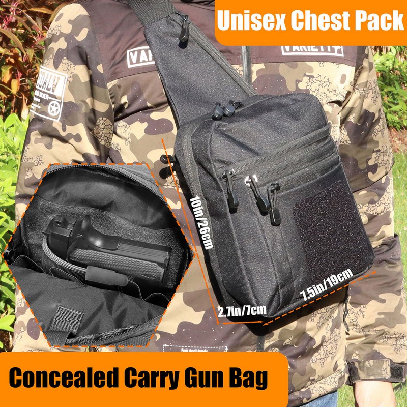 New Tactical Chest Bag Pistol  - Edc Carry Gun avis et prix