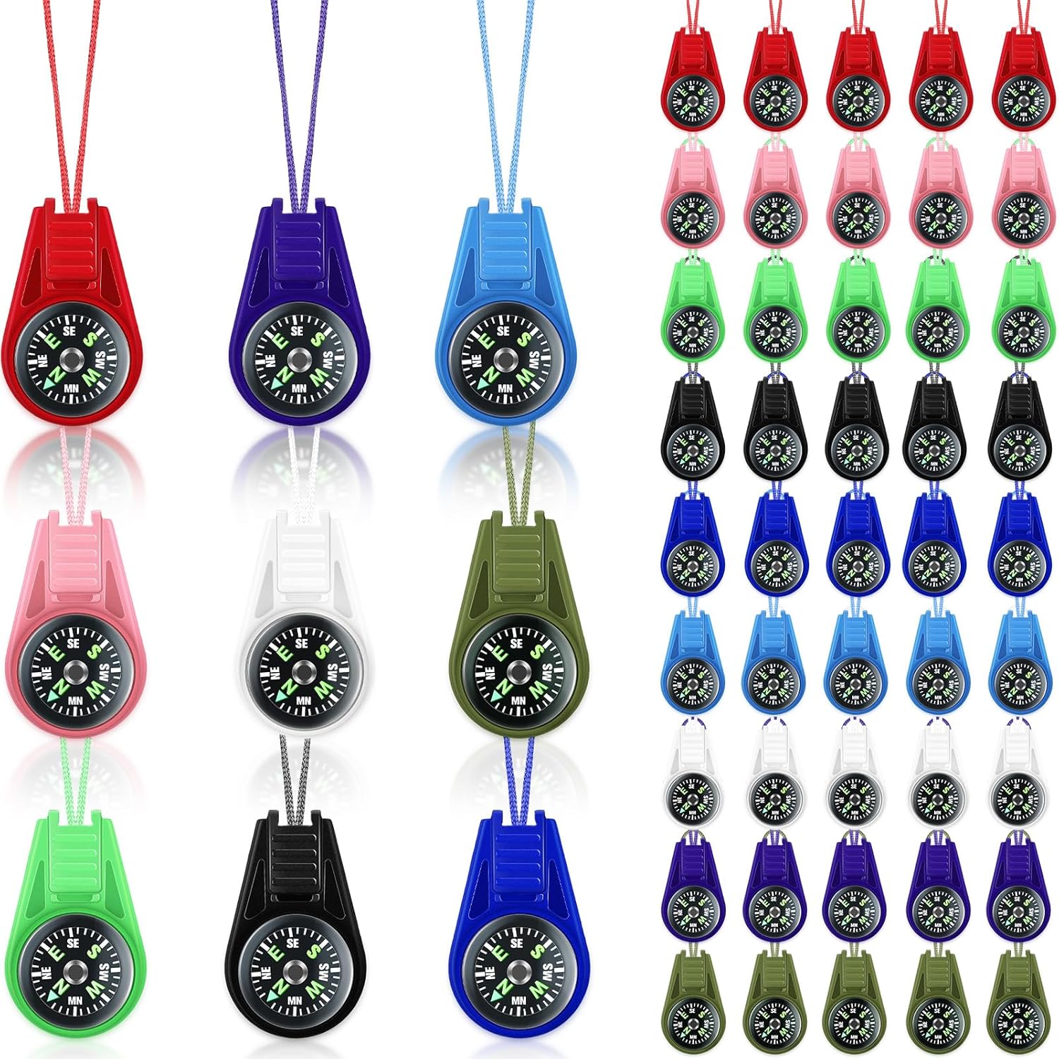 25 Pack Mini Compass for Kids, - Compass Keychain Mini avis et prix