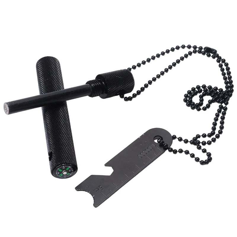 Magnesium Rod with Compass - W - Ferro Rod Striker avis et prix