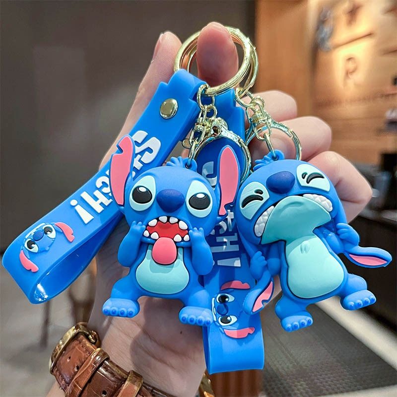 Disney Stitch 3D Doll Car Key  - Carabiner Keychain avis et prix
