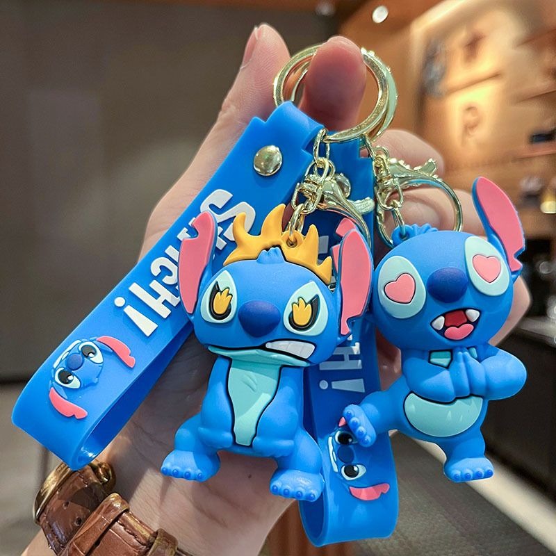 Disney Stitch 3D Doll Car Key  - Carabiner Keychain avis et prix