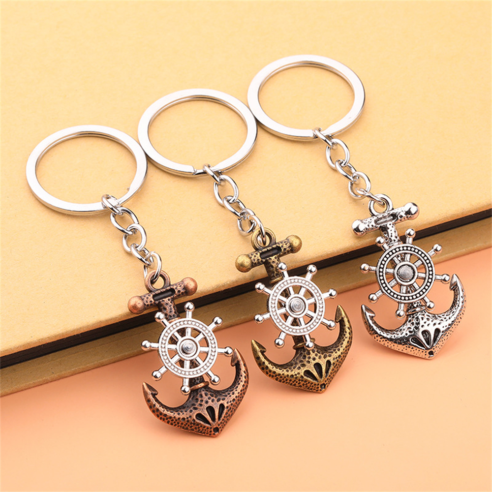 Vintage Anchor Key Chain Swive - Compass Keychain Mini avis et prix