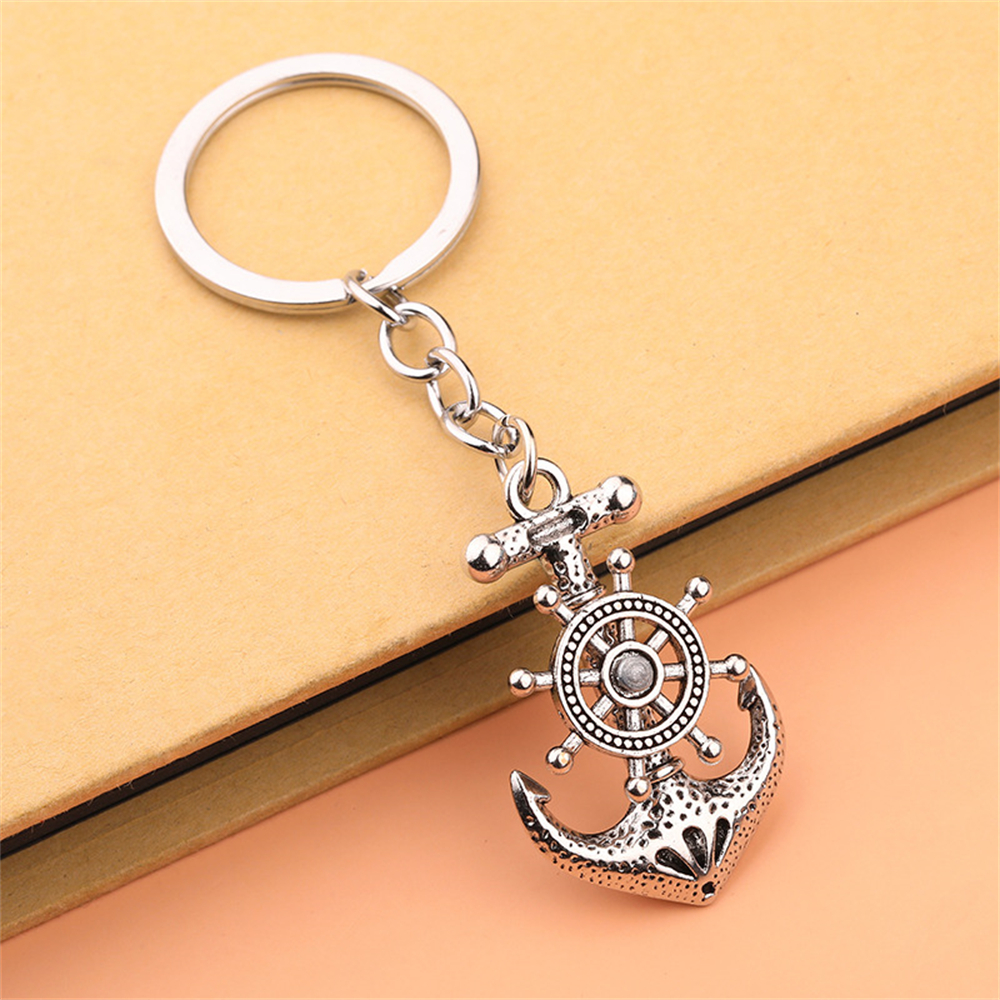 Vintage Anchor Key Chain Swive - Compass Keychain Mini avis et prix