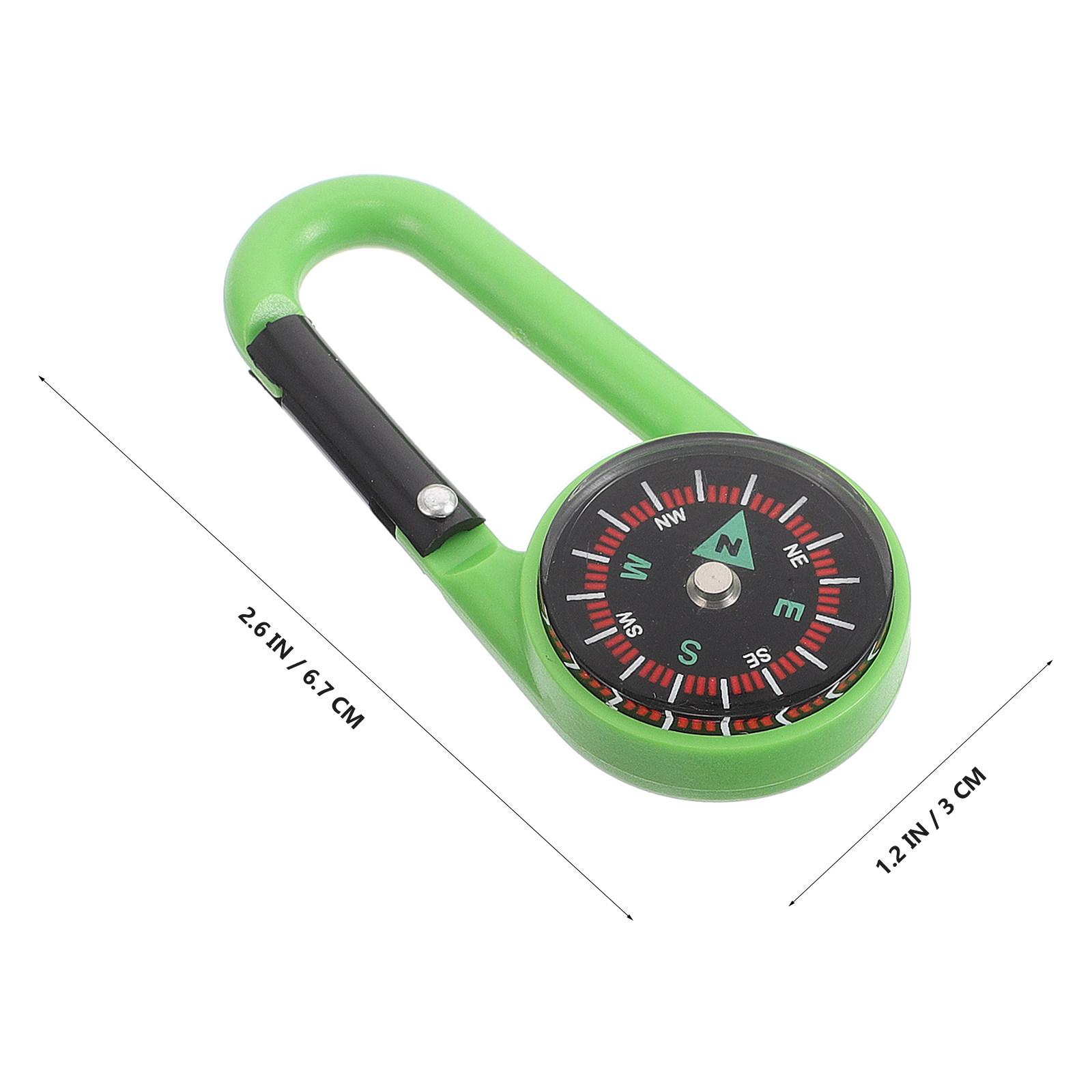 8Pcs Mini Compass Carabiner Ho - Compass Keychain Mini avis et prix