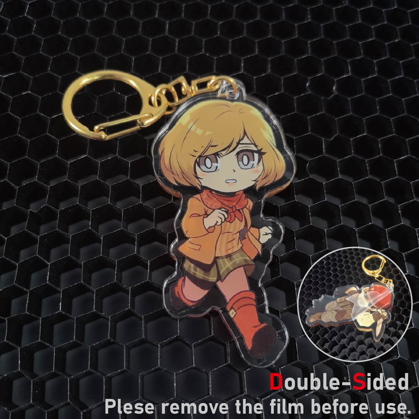 Resident Evil Keychain，Leon，Ad - Carabiner Keychain avis et prix
