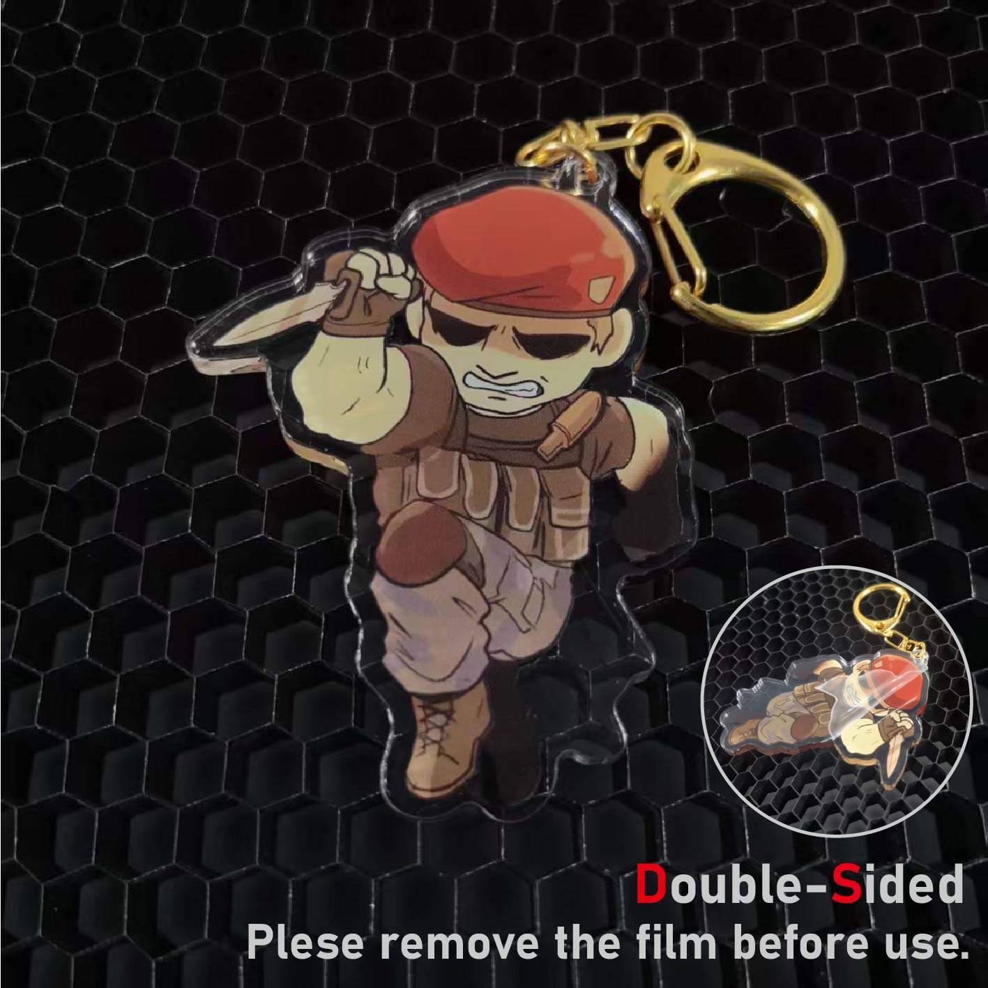 Resident Evil Keychain，Leon，Ad - Carabiner Keychain avis et prix