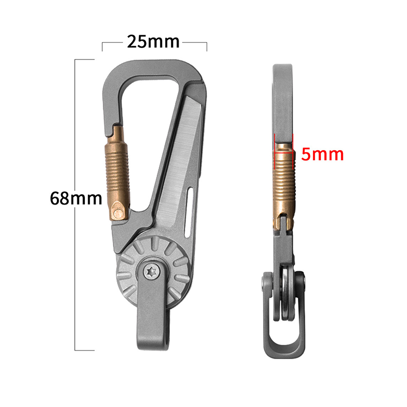 Titanium Alloy Car Keychain fo - Edc Carry Essentials avis et prix