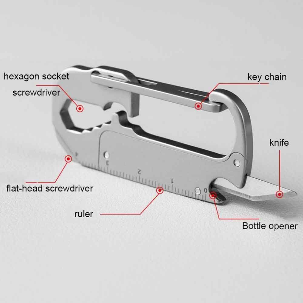 Stainless Steel Key Chain Knif - Multitool Credit Card avis et prix