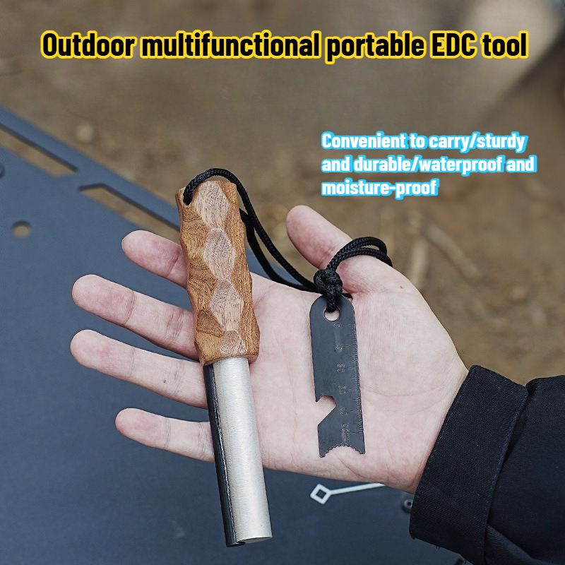 Shabili Wooden Handle Outdoor  - Ferro Rod Striker avis et prix