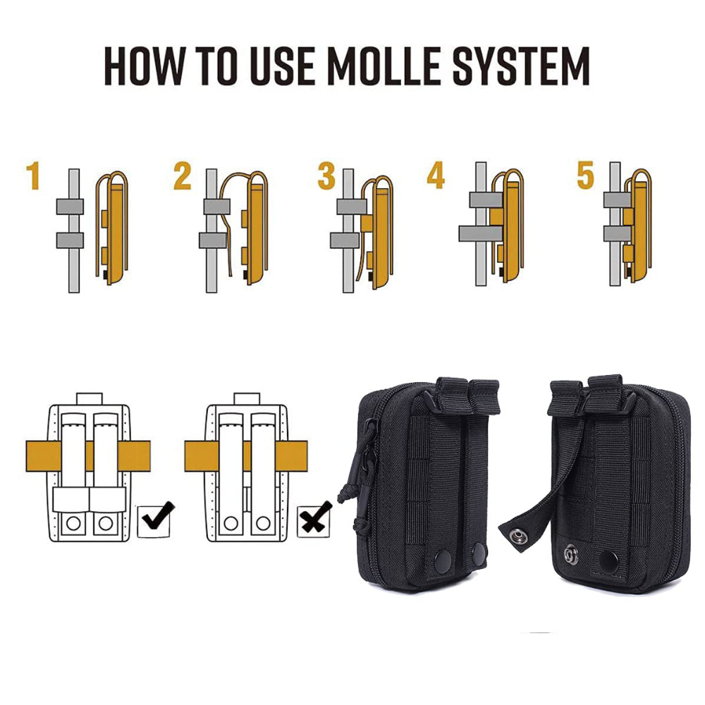 Tactical Mini Belt Pouches, Mu - Edc Carry Pack avis et prix