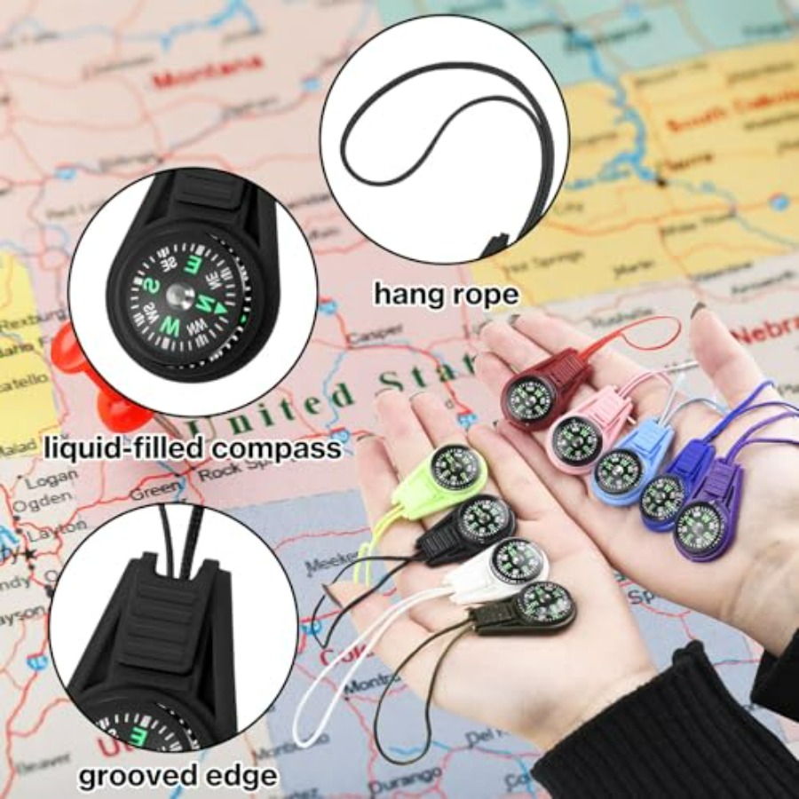 Mini Compass for Keychain, Sma - Compass Keychain Mini avis et prix