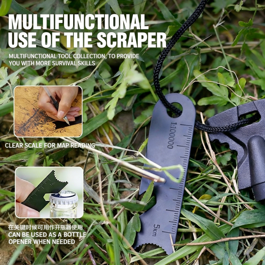 Multi-functional Survival Fire - Ferro Rod Striker avis et prix