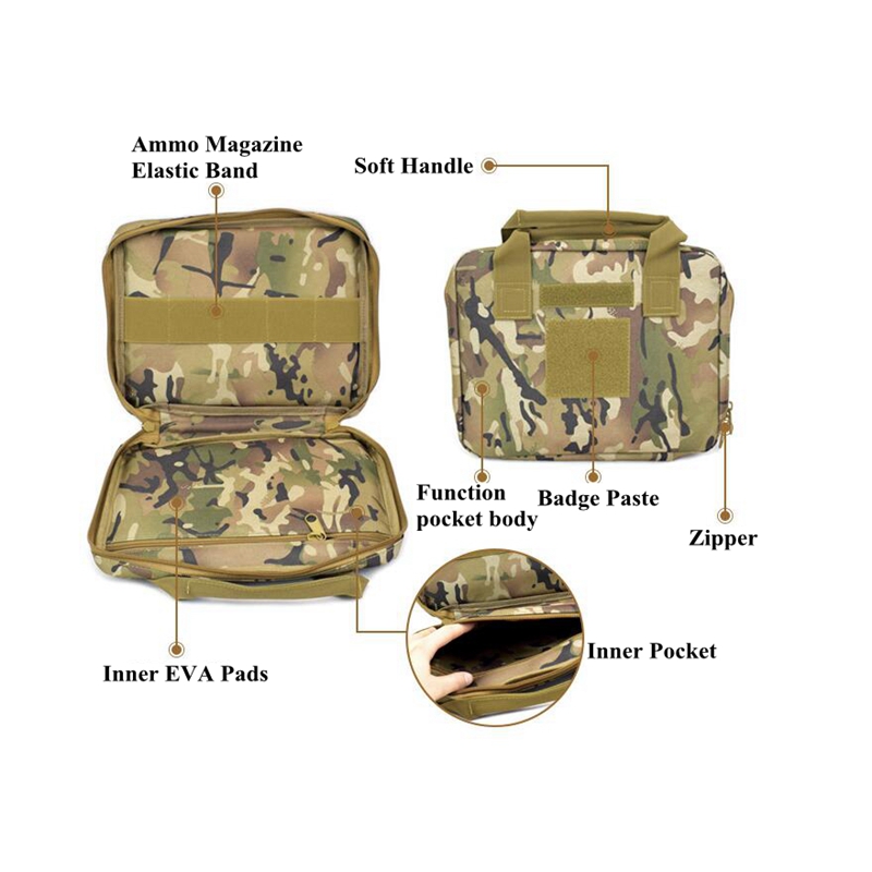 30x25cm Tactical Gun Bag Case  - Edc Carry Handgun avis et prix