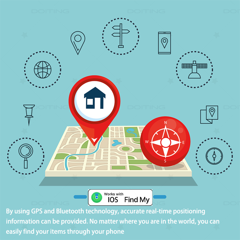 Mini Smart GPS Tracker Key Fin - Compass Keychain Mini avis et prix